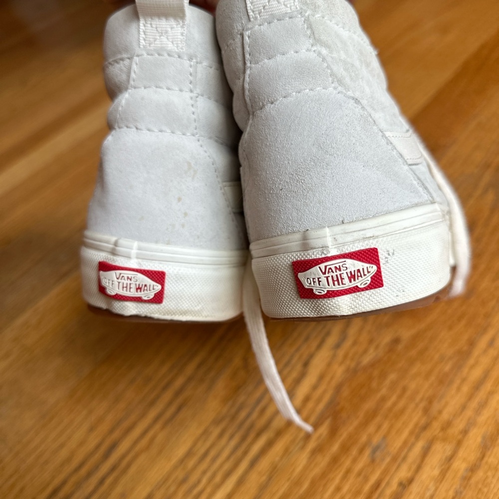 Vans off the Walls High-Top Sneakers - Cream/Beige - Size 7.5